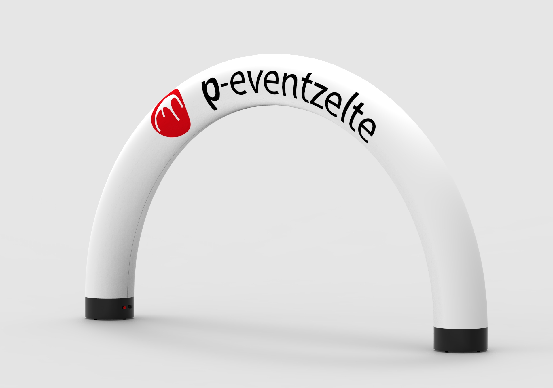 Aufblasbarer Start- und Zielbogen - Halbkreis-Design für Events - P-Eventzelte - aufblasbare Eventzelte und Möbel Aufblasbarer Start- und Zielbogen - Halbkreis-Design