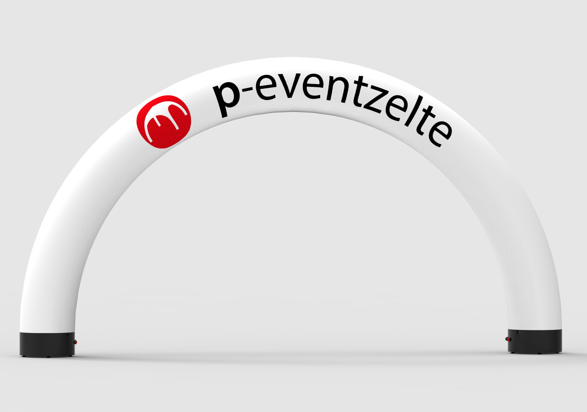 Aufblasbarer Start- und Zielbogen - Halbkreis-Design für Events - P-Eventzelte - aufblasbare Eventzelte und Möbel Aufblasbarer Start- und Zielbogen - Halbkreis-Design