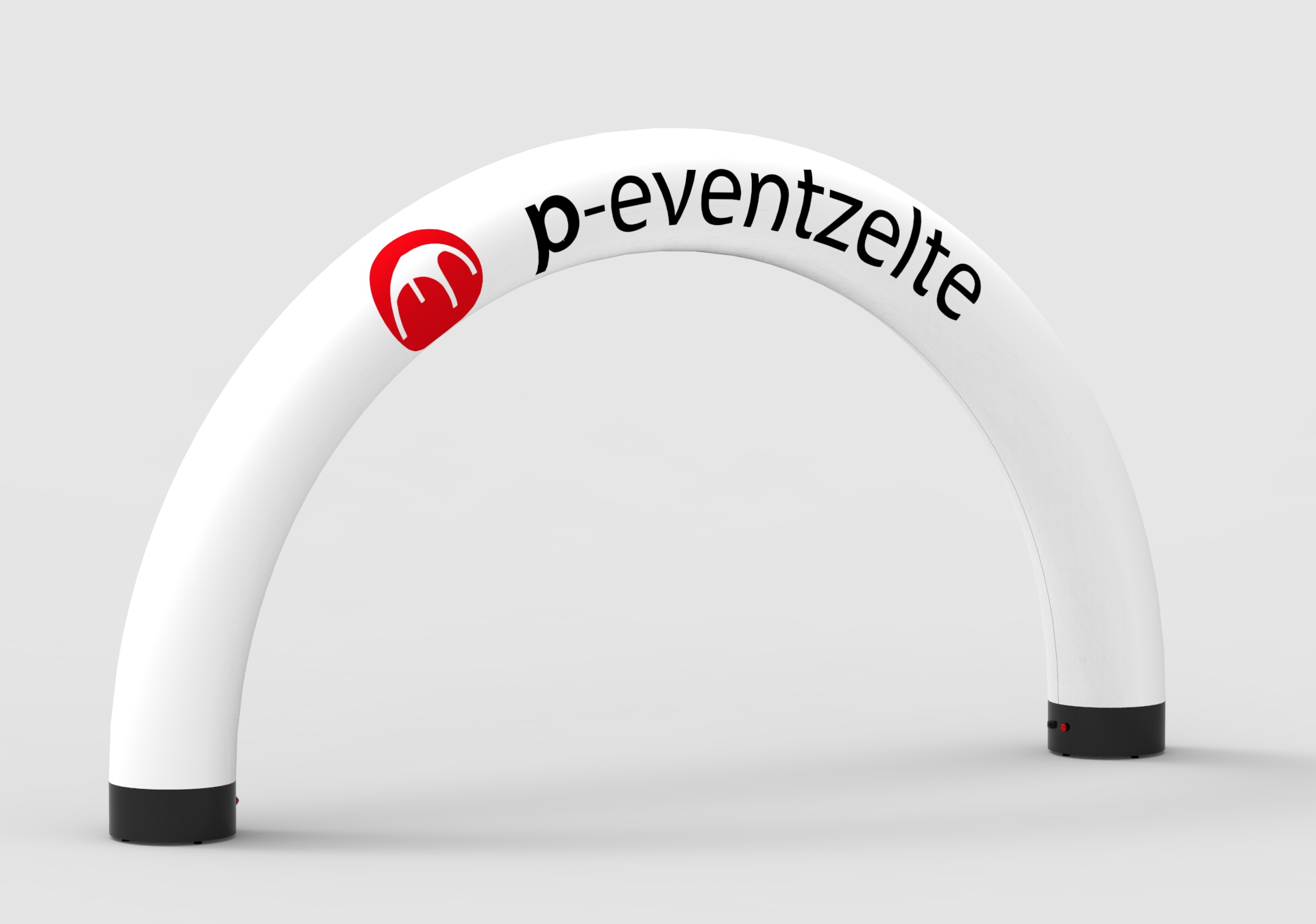 Aufblasbarer Start- und Zielbogen - Halbkreis-Design für Events - P-Eventzelte - aufblasbare Eventzelte und Möbel Aufblasbarer Start- und Zielbogen - Halbkreis-Design