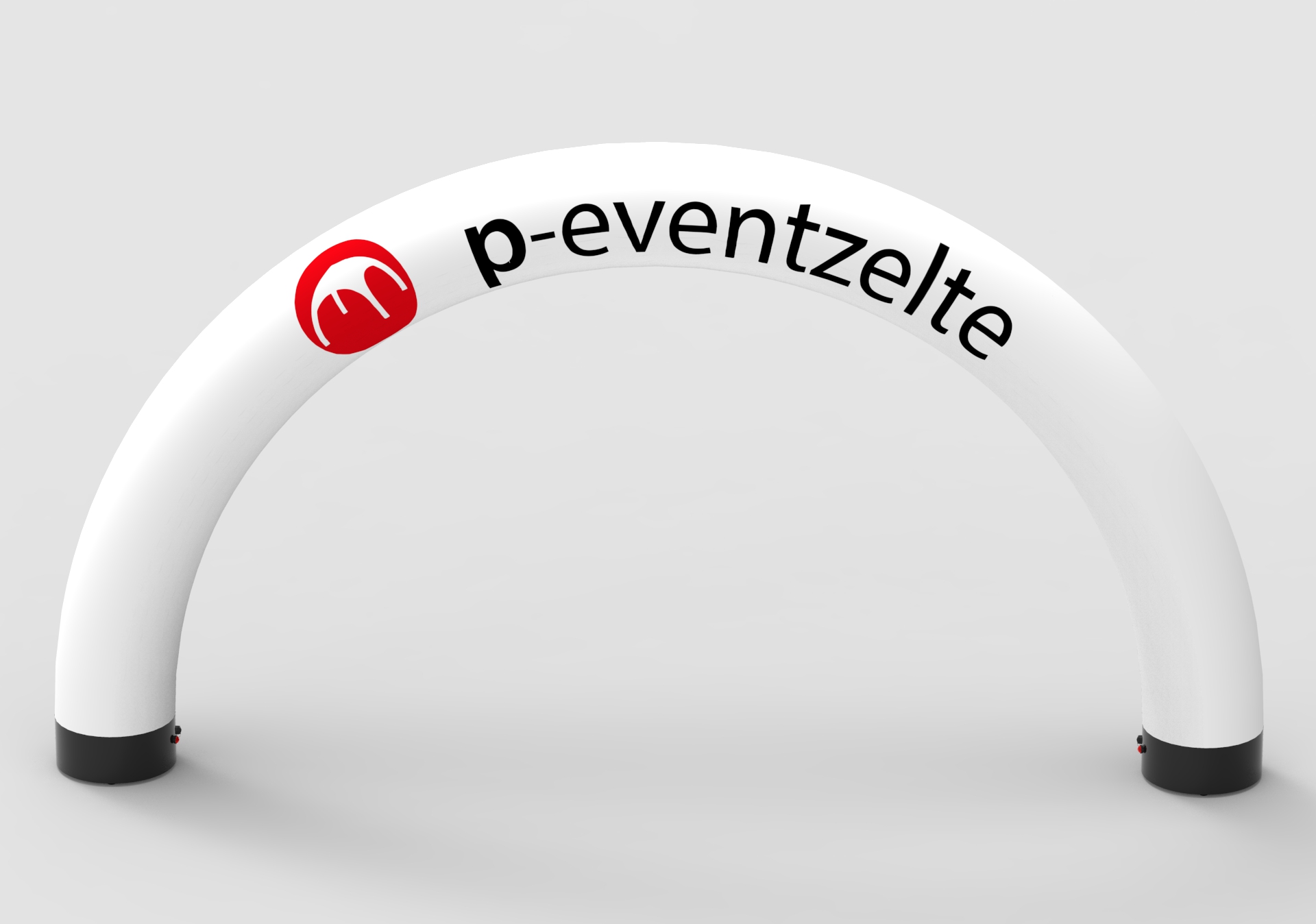 Aufblasbarer Start- und Zielbogen - Halbkreis-Design für Events - P-Eventzelte - aufblasbare Eventzelte und Möbel Aufblasbarer Start- und Zielbogen - Halbkreis-Design